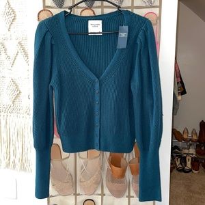 Abercrombie Puff Sleeve Sweater